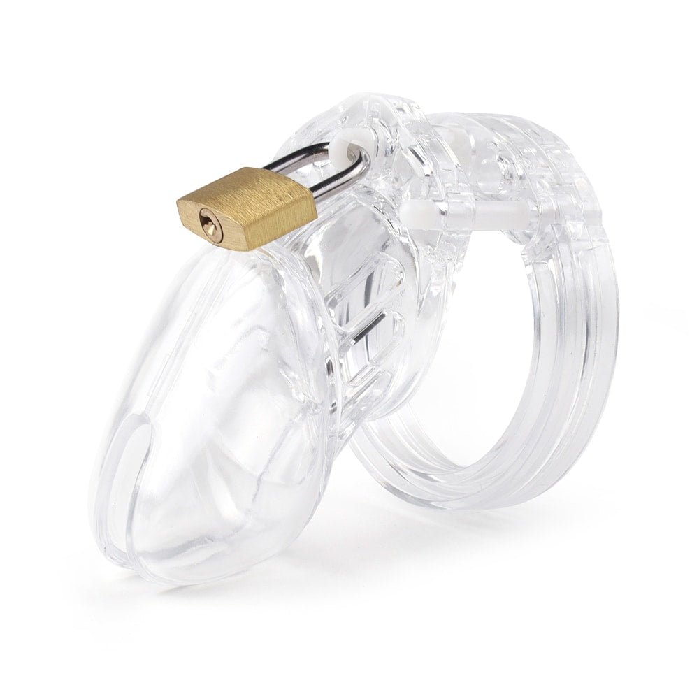 Seductive Clear Plastic Chastity Cage Seductive Clear Plastic Chastity Cage