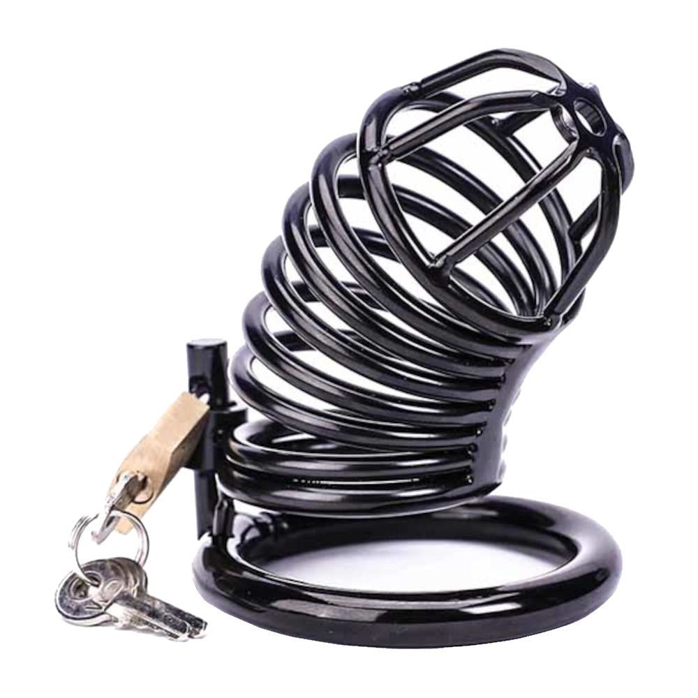 Seductive Black Stainless Steel Chastity Kit Seductive Black Stainless Steel Chastity Kit